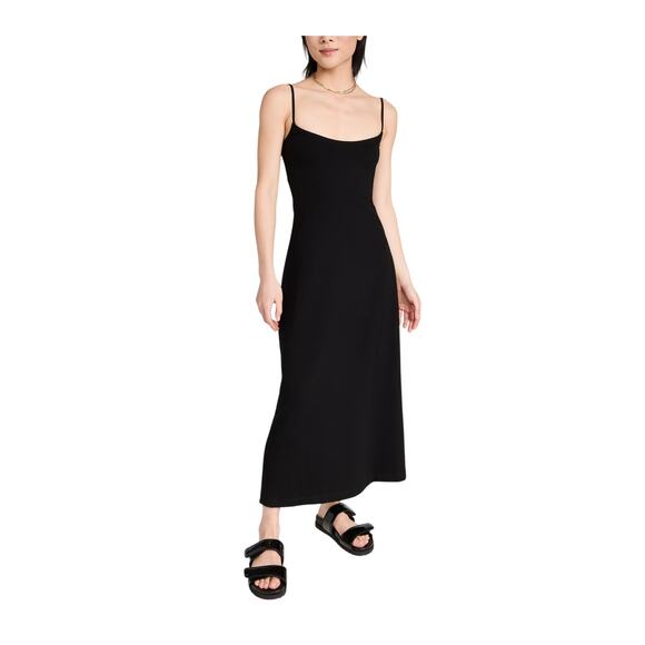 Leset 'Rio' Black Viscose Maxi Tank Dress Size S - Picture 1 of 4